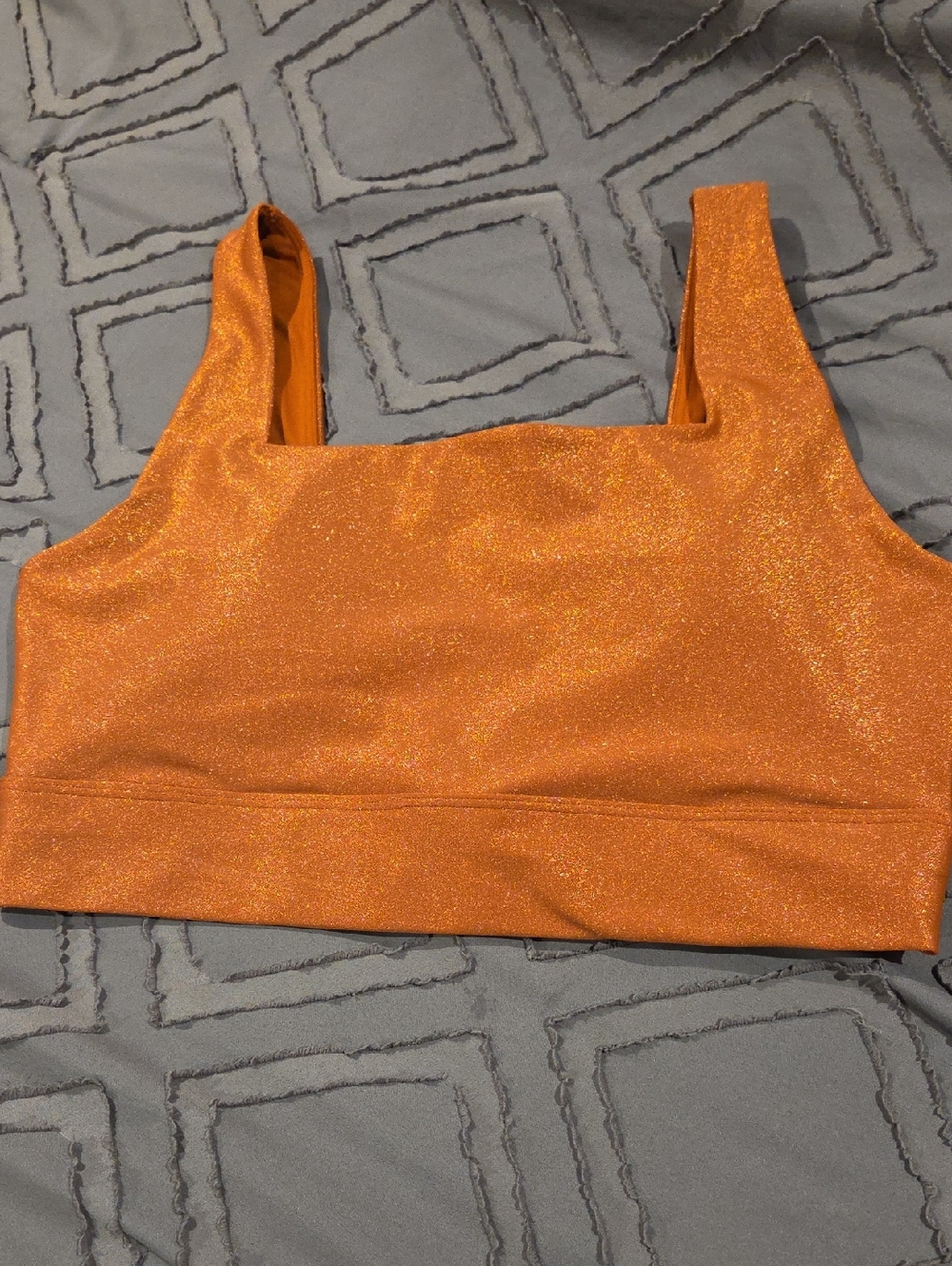 Calia Sparkle Copper Sports Bra